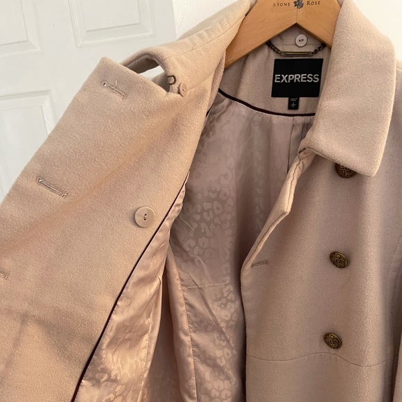 Used express tan peacoat - Picture 6 of 9